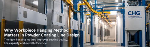 Dernières nouvelles de l'entreprise Why Workpiece Hanging Method Matters in Powder Coating Line Design