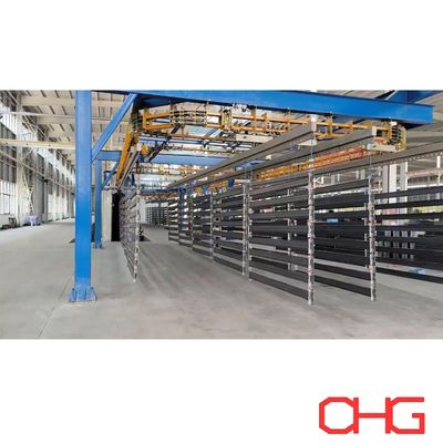 Bon prix Ligne de revêtement en poudre haute performance pour les étagères 13,5m Hangers PP Spray Booth en ligne
