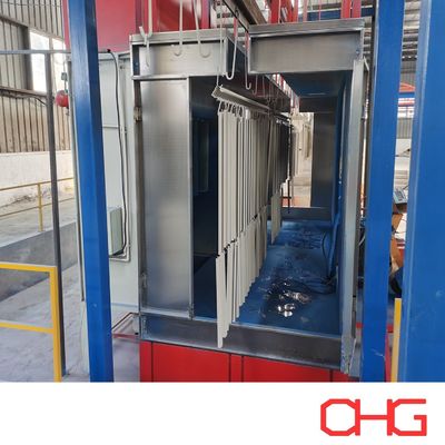Ligne de revêtement en poudre haut de gamme pour profilés en aluminium de différentes tailles Données techniques personnalisées
