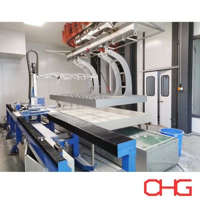 Ligne de peinture liquide au lubrifiant de verre