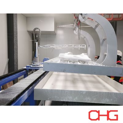 Bon prix PLC contrôle Ligne de peinture humide par pulvérisation liquide avec équipement de système de convoyeur pour la forge en ligne