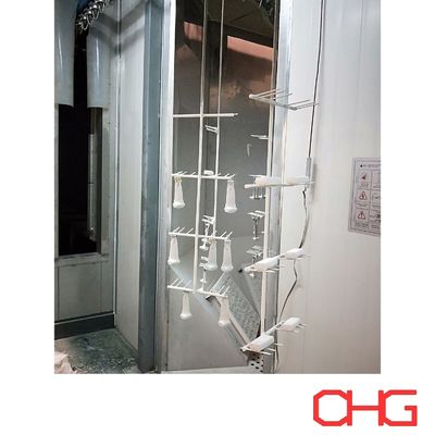 Ligne de peinture par pulvérisation automatique professionnelle de lubrifiant pour verre industriel avec système de convoyeur personnalisable