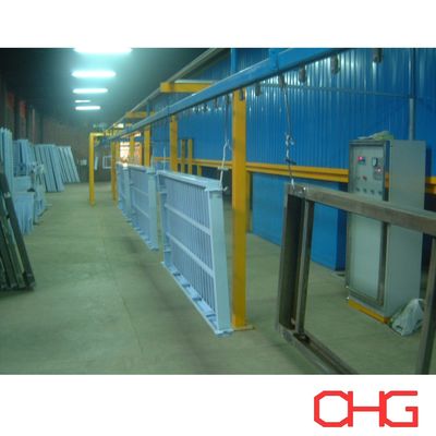 Pistolet à pulvérisation électrostatique manuel ligne de revêtement en poudre personnalisée pour lits d'hôpital sur substrat métallique