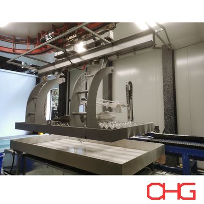 Pièces de machines lourdes Ligne de production de pulvérisation de peinture liquide humide avec méthode manuelle