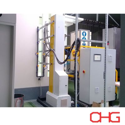 Bon prix Ligne de revêtement en poudre haut de gamme avec cabine de pulvérisation en PVC et prétraitement par lavage à haute pression Votre solution de revêtement tout-en-un en ligne