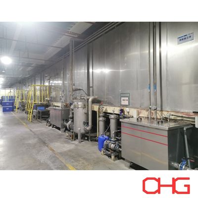 Système de tunnel de pulvérisation de prétraitement personnalisé pour la machine de revêtement de la ligne de revêtement en poudre Superiro