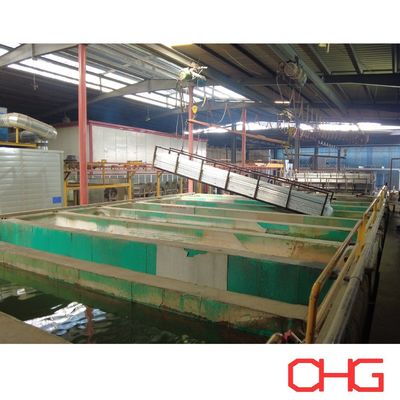 Matériel de pulvérisation électrostatique Equipement de trempage Prétraitement pour profils en aluminium