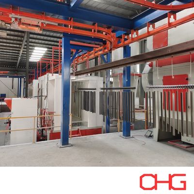 qualité Équipement de ligne de revêtement en poudre avec profilés en aluminium du système de convoyeur usine
