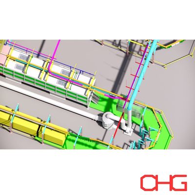 Ligne de prétraitement d'unité de commande PLC pour électrophorèse/revêtement électrophorétique réalisée par un équipement de pulvérisation matériel