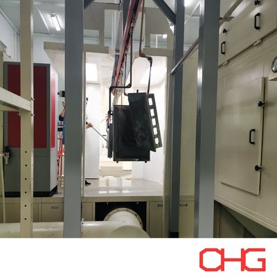 Ligne de production de revêtement en poudre de polissage robotisé sur mesure pour la tôle d'acier au carbone