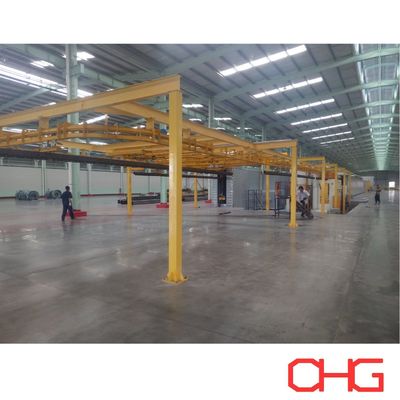 Ligne de revêtement en poudre personnalisée pour les profilés en aluminium fabriquée avec tous les équipements