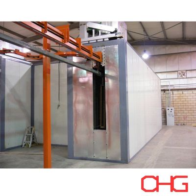 Bon prix Système de convoyeur aérien personnalisable Ligne automatique de revêtement de poudre électrostatique pour composants automobiles en ligne