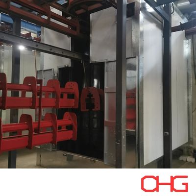Ligne de production de revêtement en poudre pour voie de convoyeur solution personnalisable pour vos besoins de production