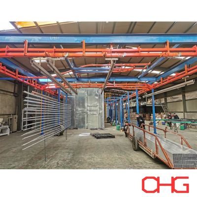 Données techniques ligne de production professionnelle de revêtement en poudre sur mesure pour les profils en aluminium