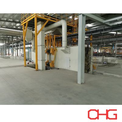 Bon prix Ligne de revêtement automatique de poudre personnalisée combinant pulvérisation électrostatique et revêtement manuel pour une efficacité de production élevée en ligne