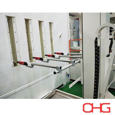 qualité Ligne de revêtement en poudre automatique pour armoires en tôle avec cabine de pulvérisation durable et processus d'assemblage auxiliaires usine