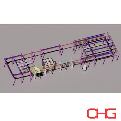 Ligne de revêtement en poudre haute performance Système de revêtement en poudre automatique pour diverses pièces métalliques Demander une solution personnalisée