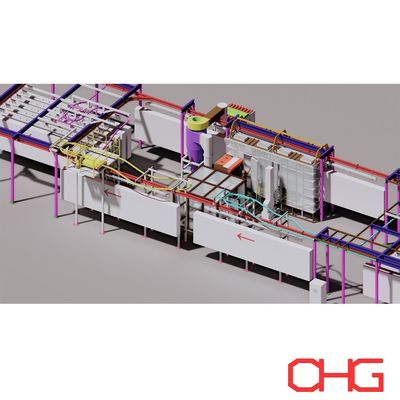 Bon prix Ligne de revêtement en poudre électrostatique automatique personnalisée fabriquée avec des équipements de revêtement en ligne