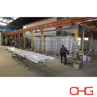 Bon prix Ligne de production de revêtement en poudre pour revêtement de profilés en aluminium de différentes tailles en ligne