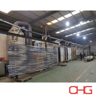 qualité Machine de ligne de production de revêtement en poudre pour profilés en aluminium de différentes tailles usine