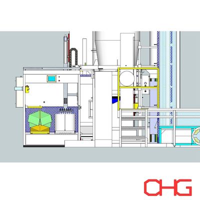 Système de revêtement en poudre avec équipement de circuit fermé Centre d'alimentation électrostatique en poudre