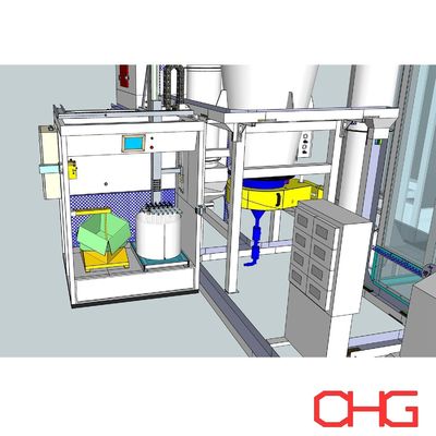 Centre d'approvisionnement en poudre en circuit fermé personnalisable pour équipement de revêtement de poudre électrostatique