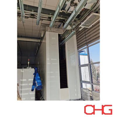 Ligne de revêtement de poudre personnalisée pour MDF et panneaux métalliques avec technologie de pulvérisation automatisée et système de convoyeur aérien stable