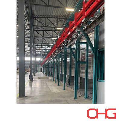 Bon prix Power and Free Overhead Trolly Conveyor System for Coating Line offers customizable layout en ligne