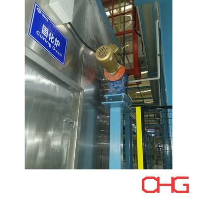 Bon prix Four de polymérisation à chargement par le haut pour revêtement en poudre avec unité de contrôle PLC pour usage industriel, four de séchage par lots en ligne