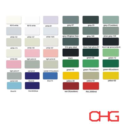 Couche en poudre d'époxy personnalisée poudre haute brillance semi-brillante et non brillante