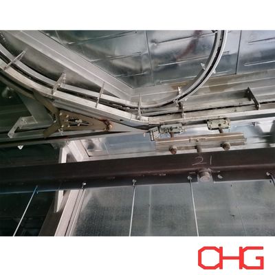 qualité Système de convoyeur aérien de puissance et libre personnalisé pour la ligne de production de revêtement Installation d'équipements de guidage personnalisés usine
