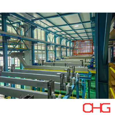 Bon prix E ligne de revêtement avec processus continu entièrement automatisé pour l'anodisation et le revêtement électrophorétique de composants en aluminium en ligne